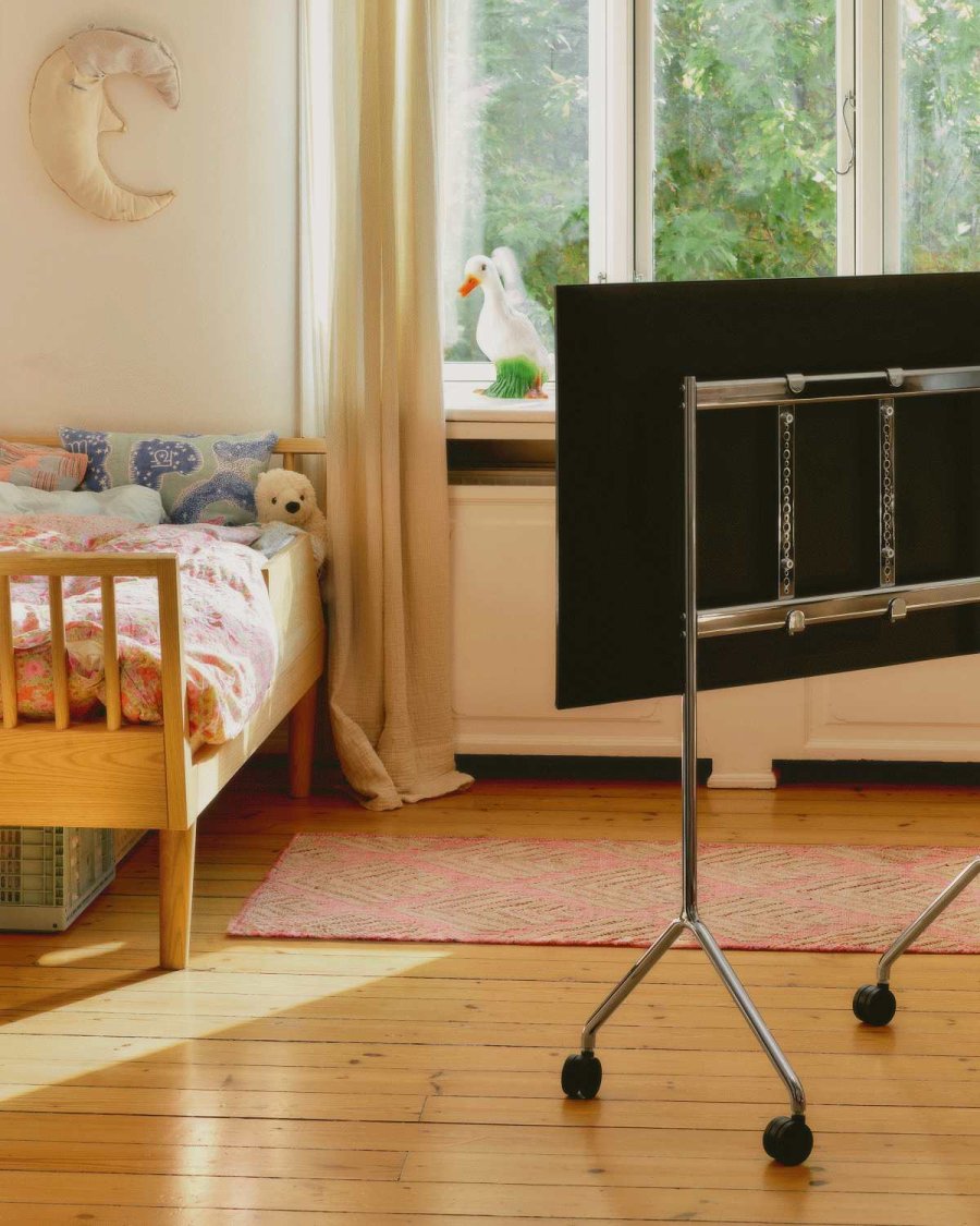 Pedestal Moon Light TV-Stander H100 cm, Chrome